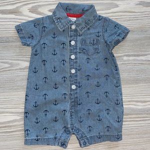 3 Month  Baby Boy Romper ⭐️